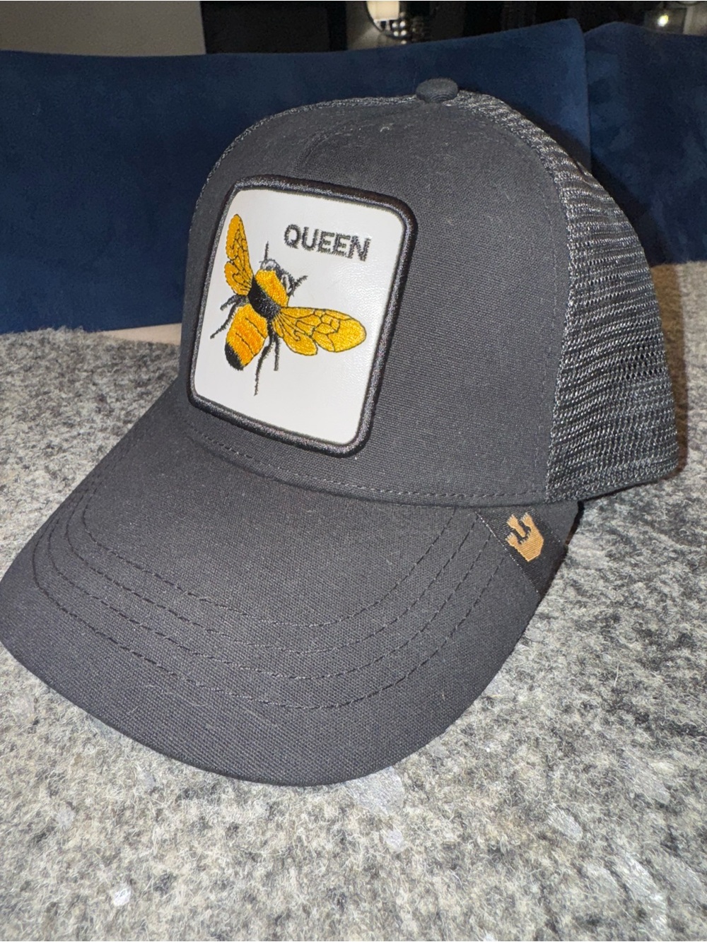 Goorin Bros Queen Bee 🐝 Black Trucker Hat